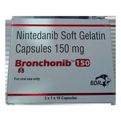 comprar Nintedanib Bronchonib 150 mg Medicamentos para el tratamiento del cáncer 10 cápsulas 3 placas online manufacture