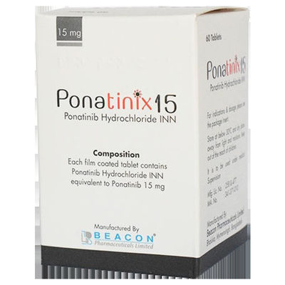 comprar 15 mg Ponatinib 60 cápsulas Leucemia linfocítica Tratamiento del cáncer online manufacture