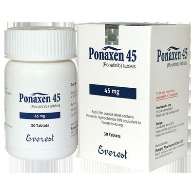comprar 45 mg Ponatinib 30 cápsulas Leucemia mieloide Tratamiento del cáncer online manufacture