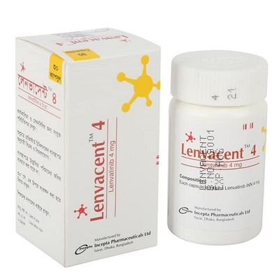 comprar 4 mg de Lenvatinib Mesilato Cápsulas Medicamentos para el Carcinoma Hepatocelular 30 píldoras online manufacture