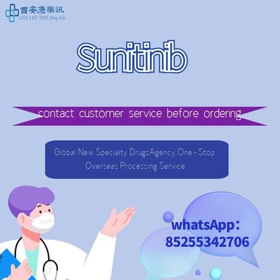 comprar Sunitinib 12,5 mg 28 cápsulas Tratamiento del cáncer de tiroides online manufacture