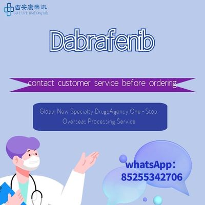 BRAF V600 Dabrafenib Tafinilar 75 mg Tratamiento de la píldora contra el cáncer de pulmón 120 cápsulas